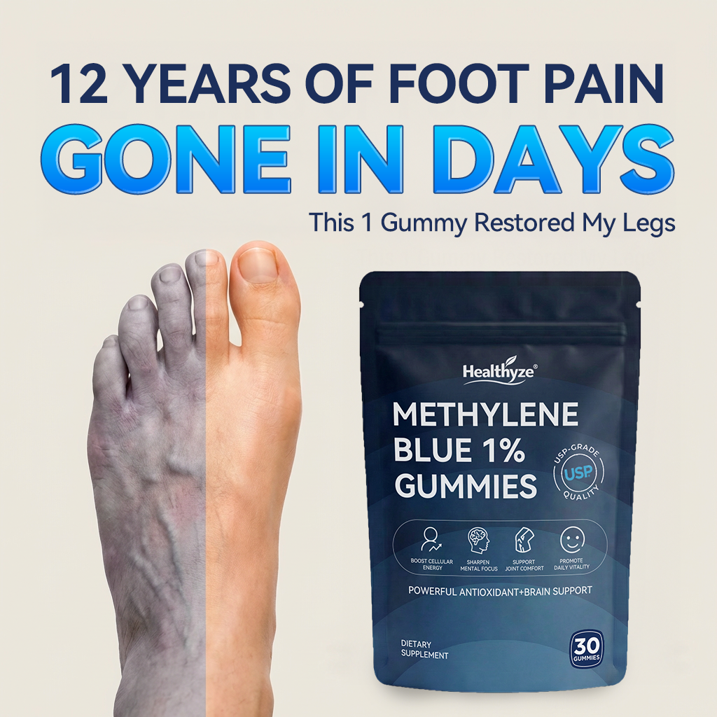 Methylene Blue Gummies.Support Arthritis.Stroke.Neuropathy.Fast acting Pain relief.Sugar-free.No side effects.