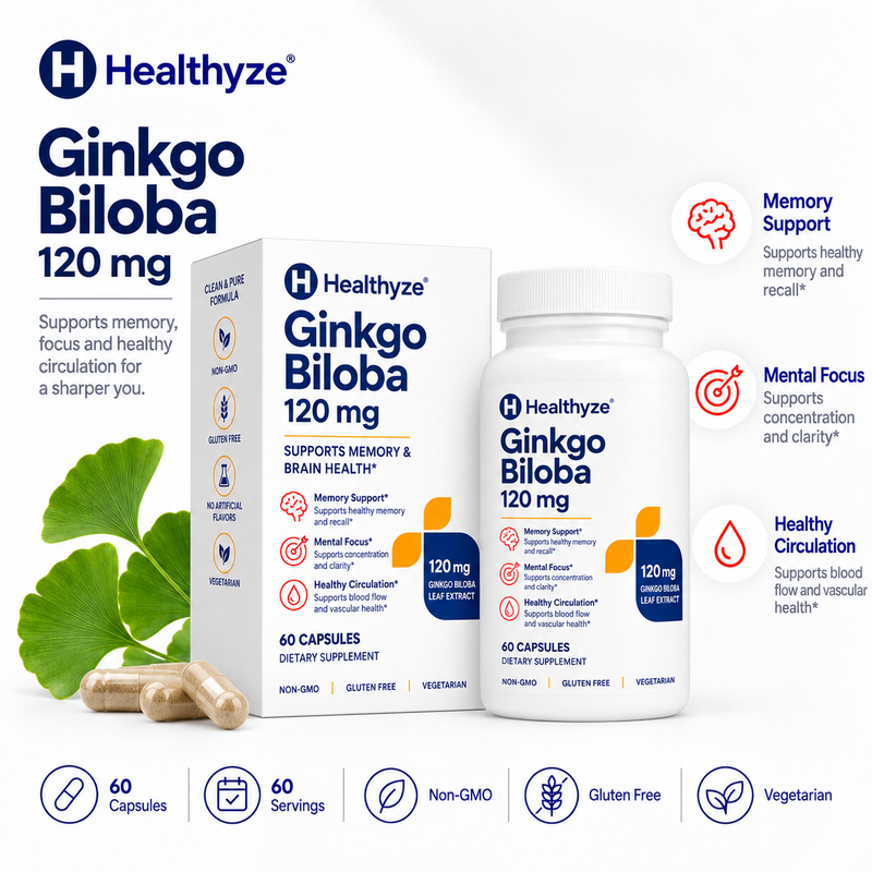 Healthyze Ginkgo Biloba 120 mg