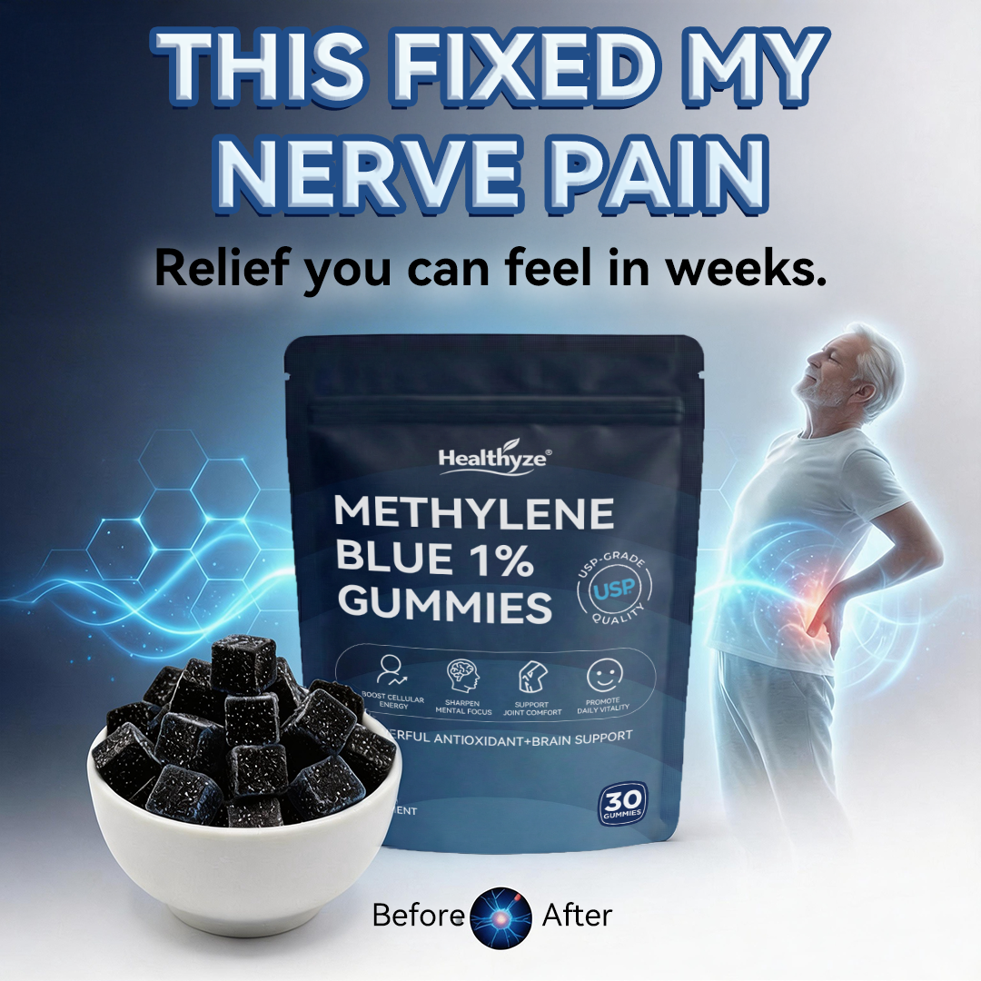 Methylene Blue Gummies.Support Arthritis.Stroke.Neuropathy.Fast acting Pain relief.Sugar-free.No side effects.