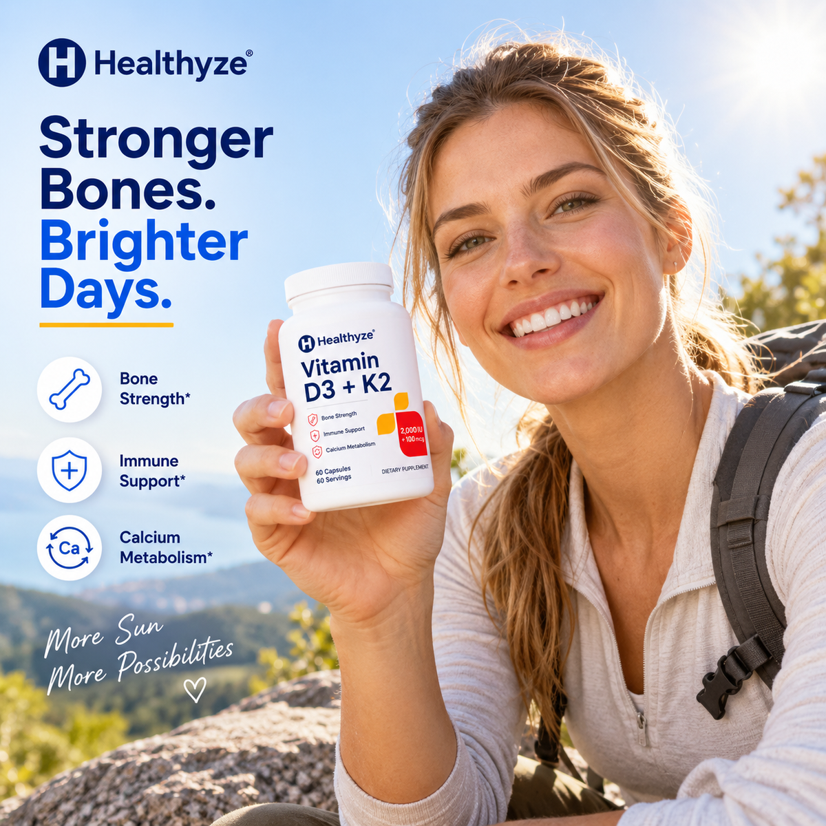 Healthyze Vitamin D3 + K2