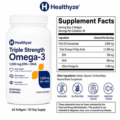 Healthyze Triple Strength Omega-3