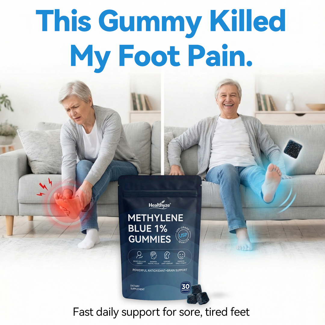 Methylene Blue Gummies.Support Arthritis.Stroke.Neuropathy.Fast acting Pain relief.Sugar-free.No side effects.