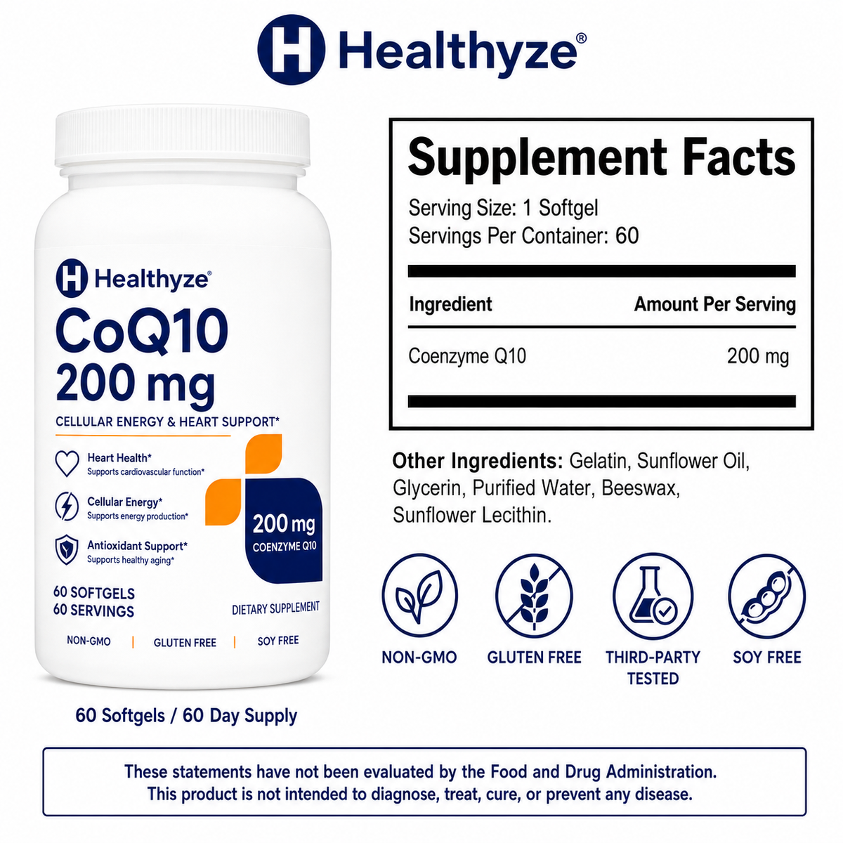 Healthyze CoQ10 200 mg